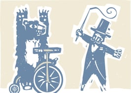 Today's economy is a three-ring circus, and then some