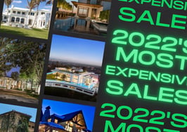 Here are the 30 most expensive home sales of 2022